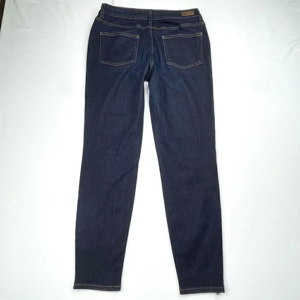 Boden Dark Wash Skinny Ankle Zip Skinny Jean